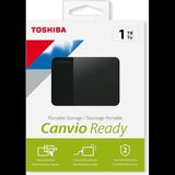 Toshiba Toshıba HDTP310EK3AA, Canvio Ready, 1tb, 2.5" USB 3.0, Taşınabilir, Harici Hdd, (Black) - Çok Renkli