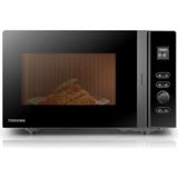 Toshiba Toshıba MV-AM20T(BK) Solo Mikrodalga Fırın | 20 L, 12 Otomatik Program ve Easy-Clean Emaye Iç Yüzey - Siyah - Inox