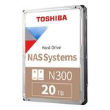 Toshiba Toshıba N300 20TB 7200RPM 512MB Sata3 6gbit/sn HDWG62AUZSVA Nas HDD