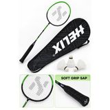 Tosima Premier Badminton Seti Tek Parça Alüminyum Raket + 3 Top + Tam Boy Çanta