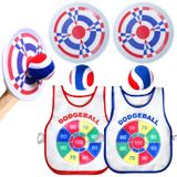 Toss and Catch Ball Oyun Seti - 2 Yakalama Yelek, 2 Yumuşak Yapışkan Top ve 2 Kürek - Harika Noel ve Doğum Günü Hediyeleri - 3-8 Yaş Üstü Çocuklar için Güvenli Açık Hava Eğlencesi