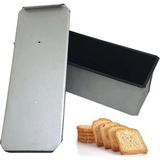 Tost Ekmeği Kalıbı Teflon 14X14X33CM - Açık Gri