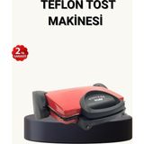 Tost Makinesi Geniş Kapasiteli Çıkarılabilir Plaka Üç Kademeli Isı Ayarlı