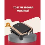 Tost Makinesi Yapışmaz Plaka 1500 Watt Güçlü