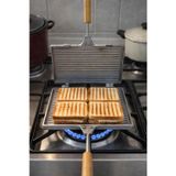 Tostost Ocak Üstü Döküm Tost Makinesi 26-20 Ölçülerinde