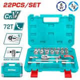 TOTAL 3/8'' 22 PARÇA LOKMA TAKIMI SETİ THT381221