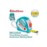 TOTAL 5 Metre 25 MM Şerit Metre Yüksek Kalite NMS HIRDAVAT