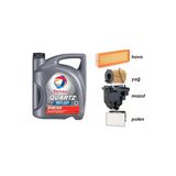 Total 5W30 Partikül Yağ + Filtre Ful Set Peugeot 307 1.6 Dizel