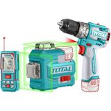Total Avantaj Set - 16V Darbeli Matkap, 16V 100M Lazer Metre Toslı250101e