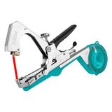 TOTAL – Bitki bağlama makinesi, 25 ila 30 mm arasında ayarlanabilir bant açıklığı, 11 mm x 25 m bağlama bandı dahil, 7 x 4 x 0,55 mm 200 mandal dahil, bahçe ve kültürler için ideal