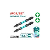 TOTAL DARBELİ ÇİFT TARAFLI 65 MM BİTS UÇ SETİ TACIM72HL665