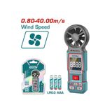 TOTAL Dijital Anomometre Yüksek Kalite TETAN031 NMS HIRDAVAT()