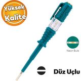 Total Kontrol Kalemi 140 Mm Elektrik Priz Faz Voltaj Kontrol Tornavidasi Duz Uclu Tht291408