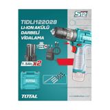 TOTAL Li-İon Akülü Darbeli Vidalama Type-C Şarjlı, TIDLI122028