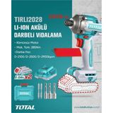 Total Li-İon Akülü Darbeli Vidalama Ve Somun Sıkma Kömürsüz Motor 285 Nm Yüksek Tork Tırlı2028