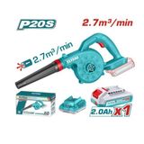 Total Li-ion Akülü Üfleme Makinesi 2 Ah Tek Akülü TABLI20781E