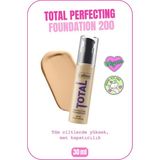 Total Perfecting Spf 15 Yoğun Kapatıcı Mat Bitişli Fondöten - 200 Beige - Çok Açık
