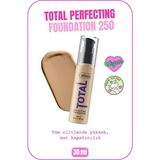 Total Perfecting Spf 15 Yoğun Kapatıcı Mat Bitişli Fondöten - 250 Sand - Koyu Bej