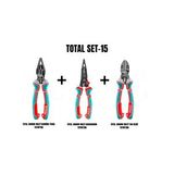 Total Set-15 (total 200mm Multi Pense + Kombine+kargaburun+ Yan Keski) Mavi
