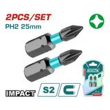 Total Tacım71ph225 Darbeli Ph2x25 Mm Bits Ucu 2 Li Paket