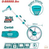 Total Tmt19923 Tekerlekli Dijital Ekranlı Mesafe Arazi Ölçer 320Mm Hassas Ölçüm Cihazı Katlanabilir