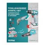 Total Toslı240685e Matkap+Çok Amaçlı Kesici+El Süpürgesi 3'Lü Set