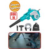 TOTAL Üfleme Makinası 800 W Bahçe Yaprak Temizleme Süpürme Total TB2066 Elektrikli Üfleyici Toplayıcı