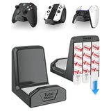 TotalMount (2 Paket) Kaymaz Pedli ve Çıkarılabilir Yapışkanlı Kumanda Duvar Standları Xbox, PS5, PS4 ve Nintendo için - Bu Premium Tutucular Vidalar veya Kalıcı Yapıştırıcıyla Duvarınıza Zarar Vermez