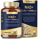 Totaria Healt Nad For Women Men With Nicotinamide Riboside Resveratrolquercetin Betaine Boost Nad+ Levels Nad Plus Supplement For Anti Aging Energy Immune Focus 120 Capsules - Aromasız