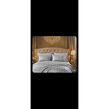 Totem Deluxe Saten Nevresim Takımı - Gri - 200 x 220 cm