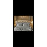 Totem Deluxe Saten Nevresim Takımı - Gri - Antrasit - 200 x 220 cm