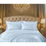 Totem Deluxe Saten Nevresim Takımı - Mavi - 200 x 220 cm