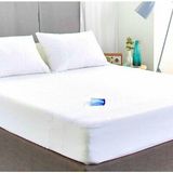 Totem Pamuklu Micro Fitted Full Kenar Su Sıvı Geçirmez Alez - 180 x 200 cm - Beyaz
