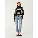 Toteme Mavi Crop Straight Jean Pantolon - Açık Mavi - 24