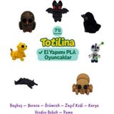Totilina 7li Set Baykuş – Yarasa – Örümcek – Zayıf Kedi – Karga Voodoo Bebek – Puma