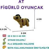 Totilina At Figür - 3D Doğal Hayvan Oyuncak