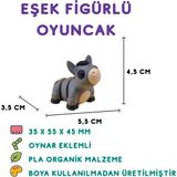 Totilina Eşek Figür - 3D Sevimli Hayvan Oyuncak