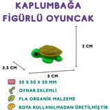 Totilina Kaplumbağa Figür - 3D Sakin Hayvan Mini Oyuncak