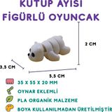Totilina Kutup Ayısı Figür - 3D Kutup Temalı Hayvan