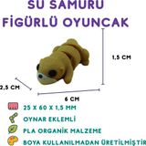 Totilina Su Samuru Figür - 3D Doğa Temalı Mini Hayvan