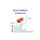 Totilina Tilki Figür - 3D Kurnaz Hayvan Oyuncağı