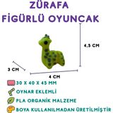 Totilina Zürafa Figür - 3D Uzun Boyunlu Hayvan Oyuncak