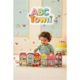 TOTS & FOLKS ABC Town Yaz Sil Eğitici Kitap ve Alfabe Puzzle Yapboz Seti, 24 Büyük Parça, Okul Öncesi Aktivite, 3+ Yaş, İngilizce İçerik