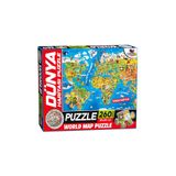 TOTTERİQ 260 Parça Dünya Haritası Puzzle eğitici yapboz