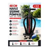 TOTTERİQ 48 CM Çift Etkili Havuz şişme bot ve yatak Şişirme Pompası El Pompası