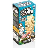 Totteriq Animals Cezalı Jenga Tower Denge Oyunu 54 Adet Farklı Hayvan Taklidi