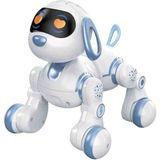 Totteriq Uzaktan Kumandalı ve Sensörlü Akıllı Robot Köpek Sesli ve Işıklı 30 Farklı Fonksiyon Eğitici - Beyaz