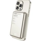 Totu PB-1008 10000 Mah 20W Pd Qc 3.0 Magsafe Manyetik Kablosuz Hızlı Şarj Destekli Slim Powerbank - Titanyum