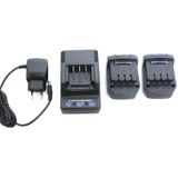 Toua Fixpro Gsn40 / Gfn3490ch / Gsn50 / Dcg72d-600 Gazlı Çivi Çakma Tabancası Batarya 2 Adet + Şarj Cihazı Set