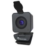 TOUCAN Mikrofonlu 1080P Web Kamerası, Net Stereo Ses, Otomatik Işık Dengesi Akış Web Kamerası, 115 ° Görünüm Bilgisayar Kamerası, Skype, Zoom, FaceTime, Hangouts, PC/Dizüstü Bilgisayar/Macbook/Tablet için